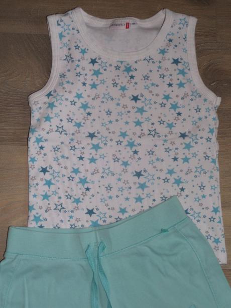 Tričko s hviezdičkami + kraťasy grátis, 128