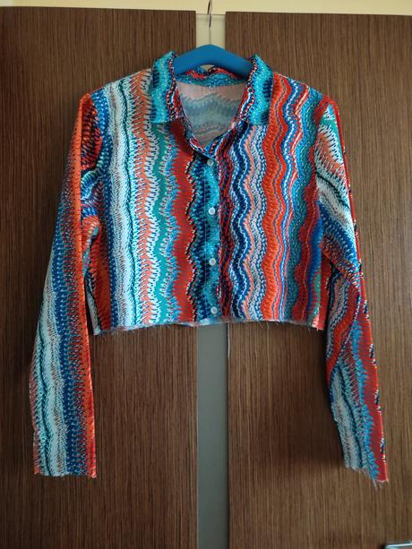 Lahka kratka nekrciva kosela s dlhym rukavom, xl