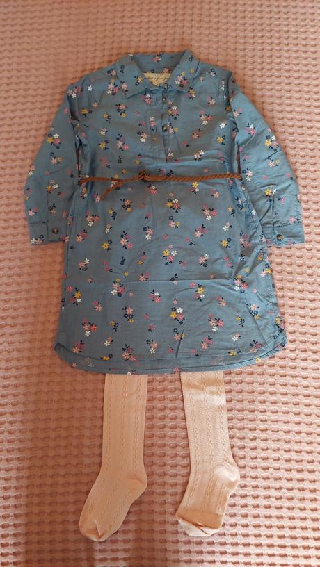 Šaty a pančuchy h&m 104, h&m,104