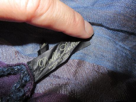 Dvojitá veľká šála-pončo,