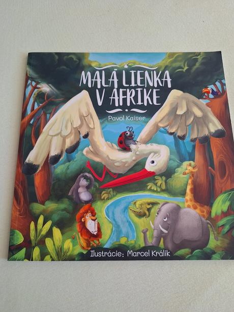 Kniha malá lienka v afrike,