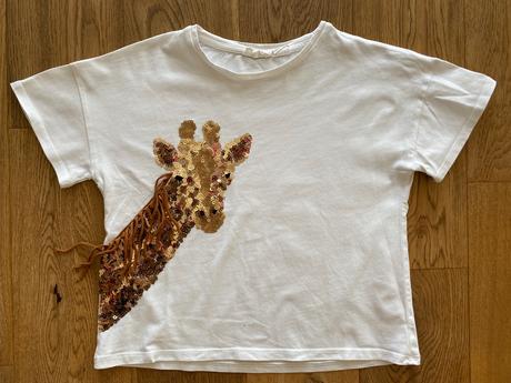 Tricko so zirafou, mango,134