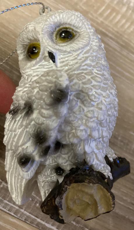 Nádherná sova dekorácia/vianoce, 