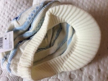 Nenosená pletená čiapka - šiltovka + šál -3-5r., 104