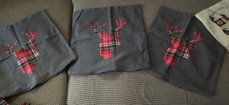 Obliečky vianočné na vankúšik 3 ks,