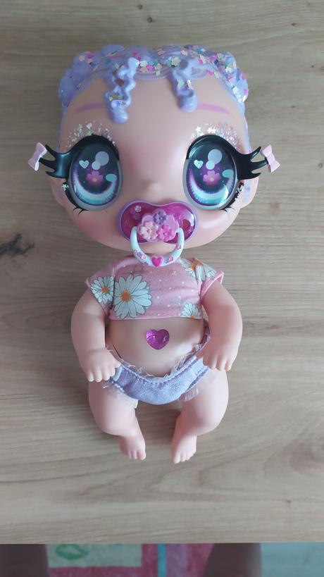 Bábika mga glitter babyz-lila wildboom (fialová),