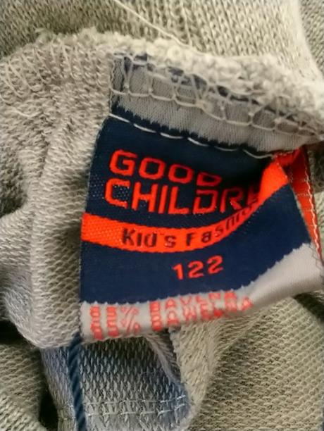 Sv. sivé tepláky markey, good children, 116-122 cm, good children,122