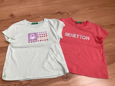 Trička benetton 2ks, benetton,104