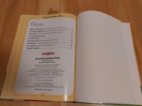 Kniha  rozprávky babičky guličky, 