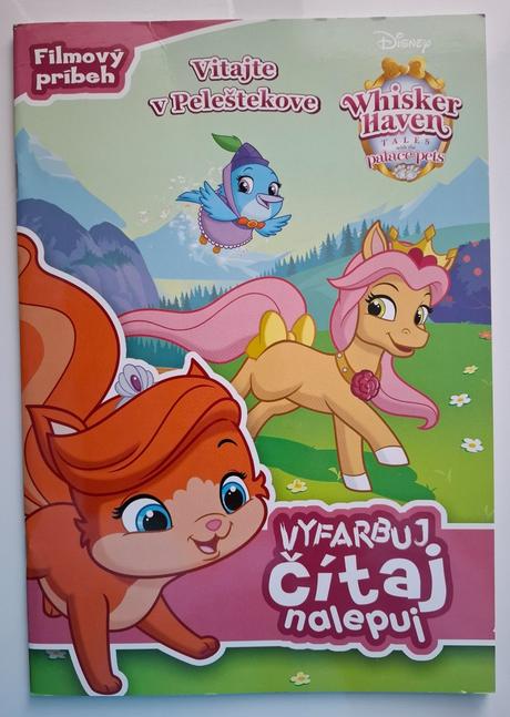 Knižka disney "vitajte v peleškove" + postavičky,