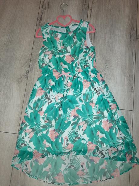 Šaty dážďový prales, h&m,140