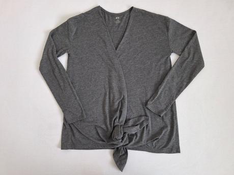 Svetrík tmavošedý, h&m,146