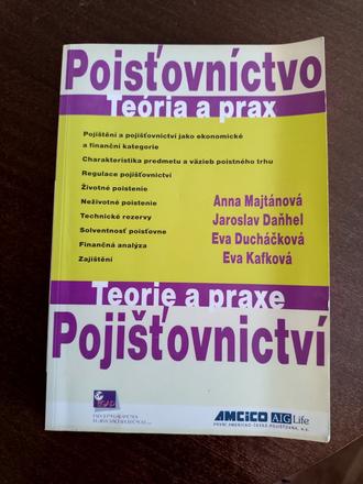 Majtánová- poisťovníctvo teória a prax, 