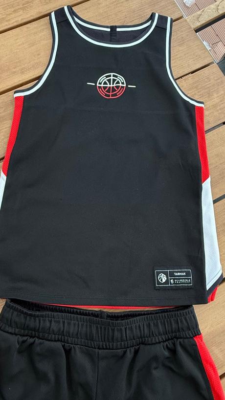 Basketbalový obojstranný dres 130-152cm, tarmak,146