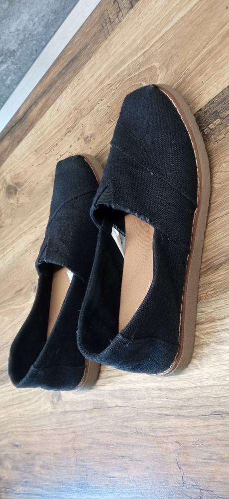 Čierne látkové espadrilky toms 35/36 22,5cm, 35