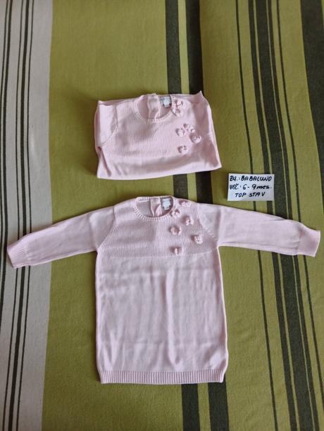 Svetríkove šaty zn.babaluno veľ.68-74, 68