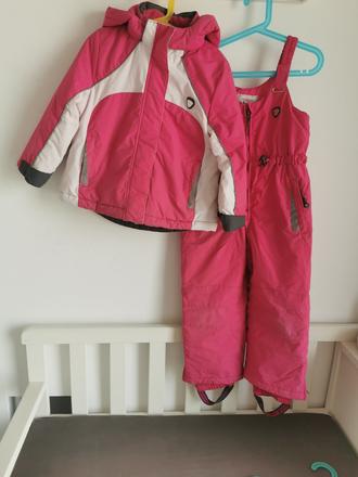 Zimná dievčenská súprava(overal+bunda), mayoral,110