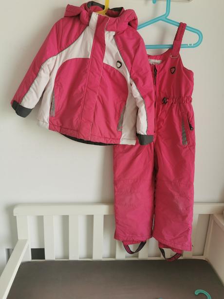 Zimná dievčenská súprava(overal+bunda), mayoral,110