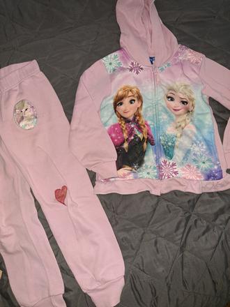 Frozen mikina a gratis teplaky140, disney,140