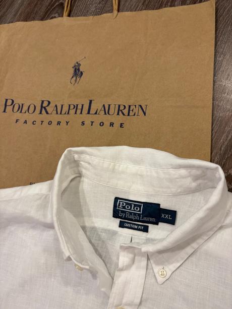 Ralph lauren panska ľanova kosela xxl, ralph lauren,xxl