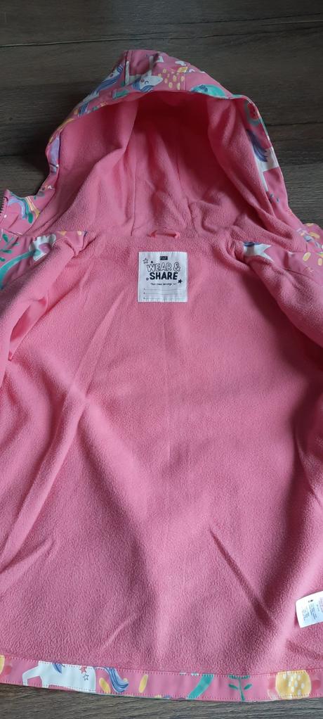 Prechodná pogumovaná  zateplená bunda., f&f,122