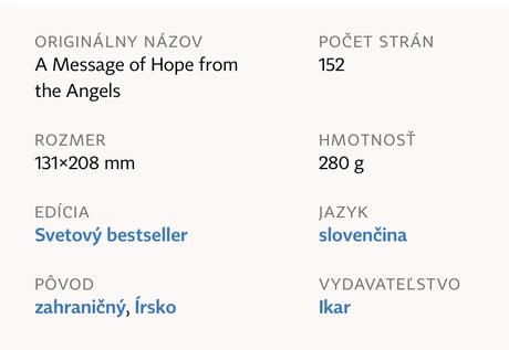 Lorna byrneová posolstvo nádeje od anjelov, 