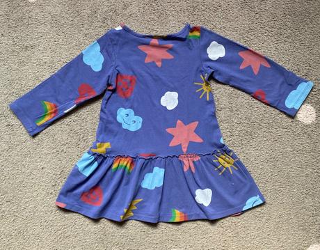 Tmavomodré šaty s farebnou potlačou, tcm,86