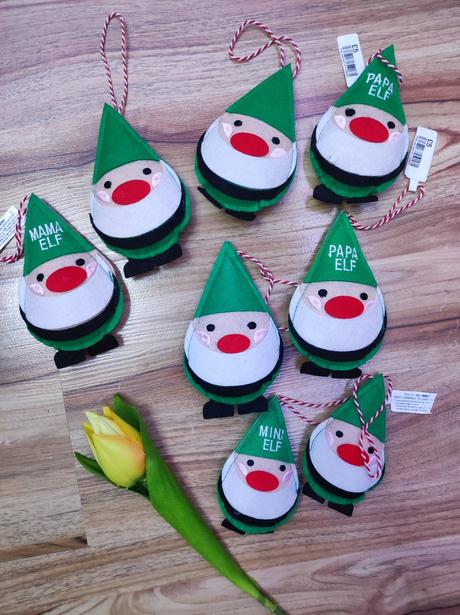 Elf vianočné ozdoby na stromček next, 