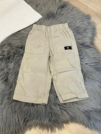 Chlapčenské nohavice sivé benetton (18mes.), benetton,86