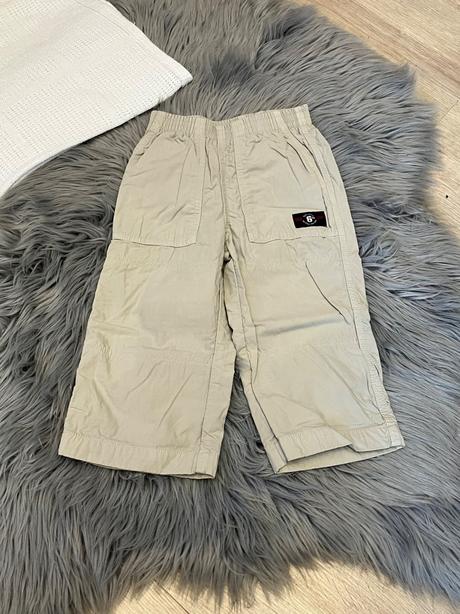 Chlapčenské nohavice sivé benetton (18mes.), benetton,86