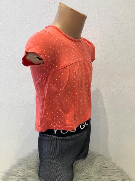 Dievčenské bodkované tričko f&f (86), f&f,86