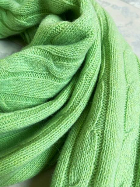 Luxusný maxi angorový šál, 4xl