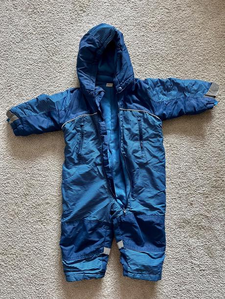 Zimny overal/kombineza/lyziarska zimna kombineza, h&m,80