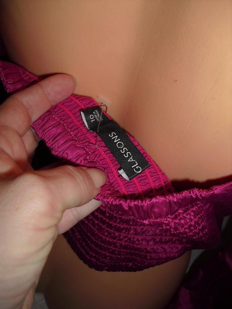 Hodvabno satenovy topik glassons, s