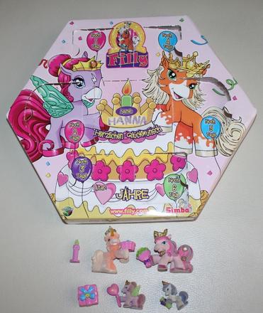 Filly kalendar na narodeniny, 7 ks, 