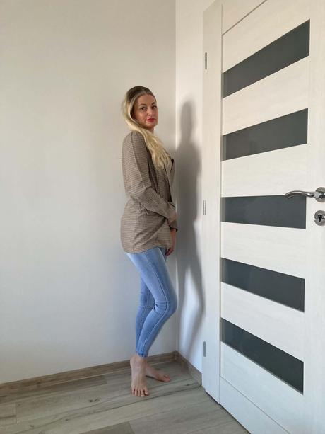 Tom tailor kárované sako s, s