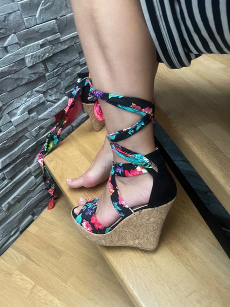 Ovinovacie sandalky tina & co, 40