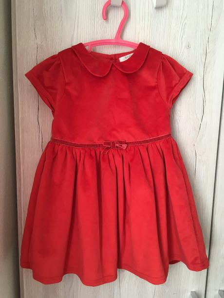 Semišové dievčenské šaty pepco/so cute, pepco,86