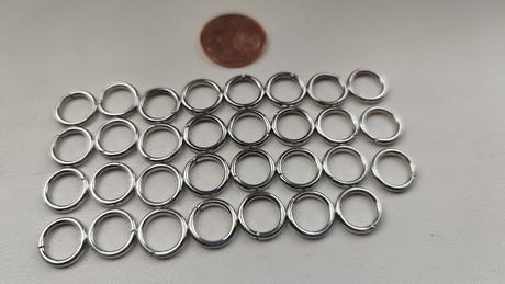 Kovové krúžky 31 ks, 