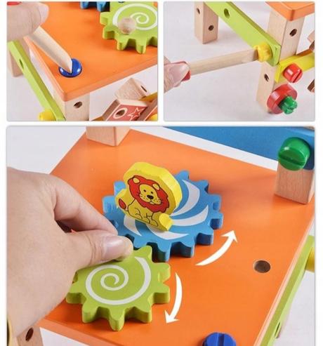 Montessori montažná stolička,