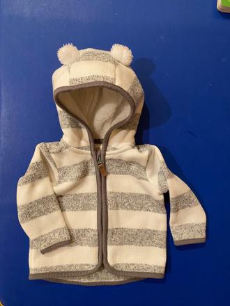 Mikina na zips vel 62,2-4m, h&m,62