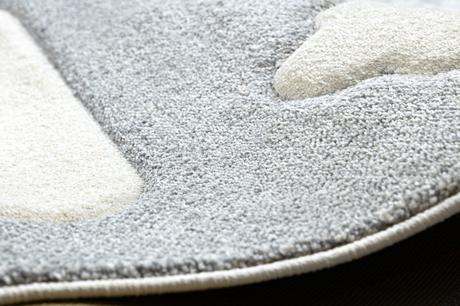 Koberec petit lietajúci balón, obláčiky, sivý, 