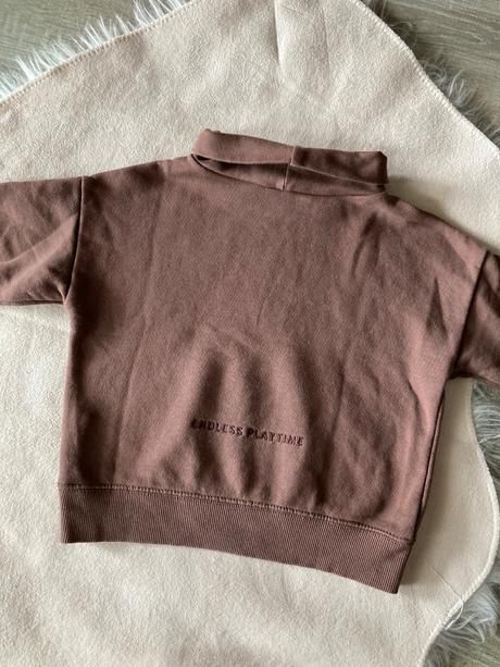 Mikinky hnedá a krémová 98, zara,98