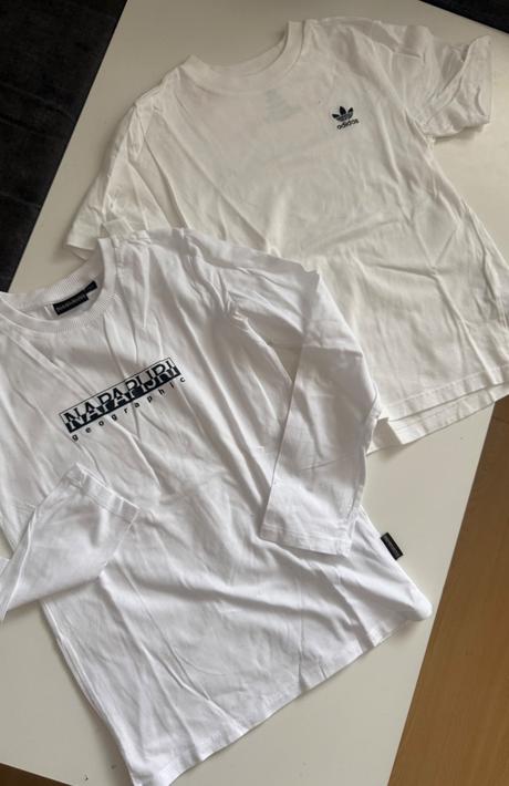 Trička napapirji a adidas 140, napapijri,140