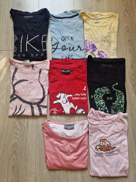 8x kratkorukavove tričko 146/152, 146