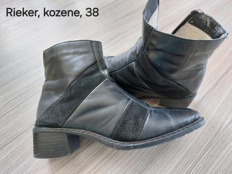 Kozene nizke cizmy, rieker,38