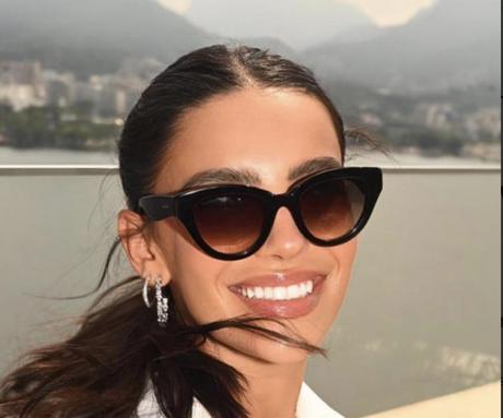 Čierne slnečné okuliare zn.max mara cat eye, max mara