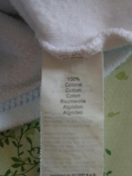 Body s modrým motívom, ellepi, 62-68 cm, 68