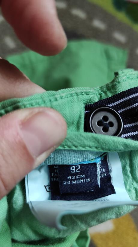 Gant nohavice platene velkost 2 roky, gant,92