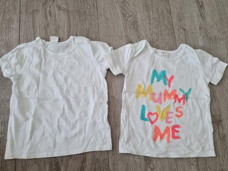 Tričká bavlnené, h&m,80